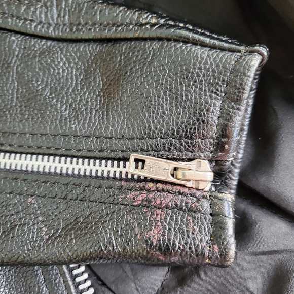 Permanently Closed (verified by Cooper) rare hand painted leather jacket - Picture 6 of 6